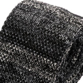 Ashmoor Black Marl Brown Silk Knitted Tie